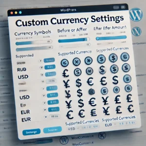 Custom Currency Settings